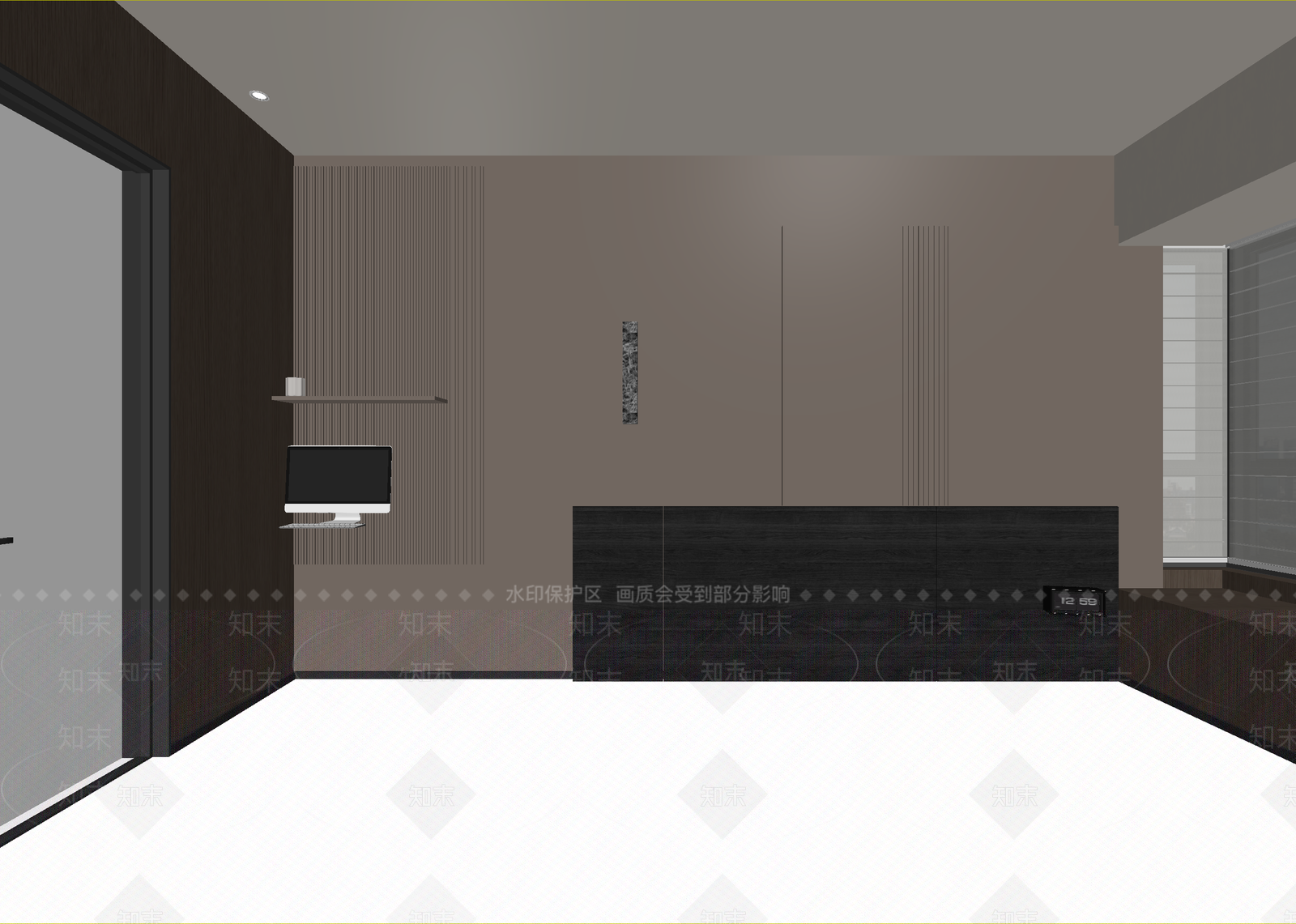 意式酒店客房3D模型下载【ID:1215032779】