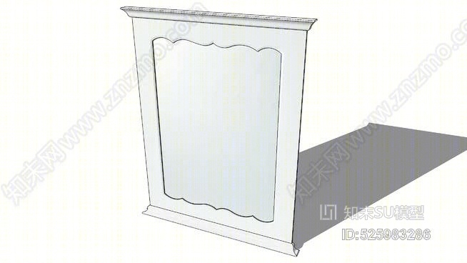 镜子，房屋的世界。参考文献：130.383价格：89€SU模型下载【ID:525983286】