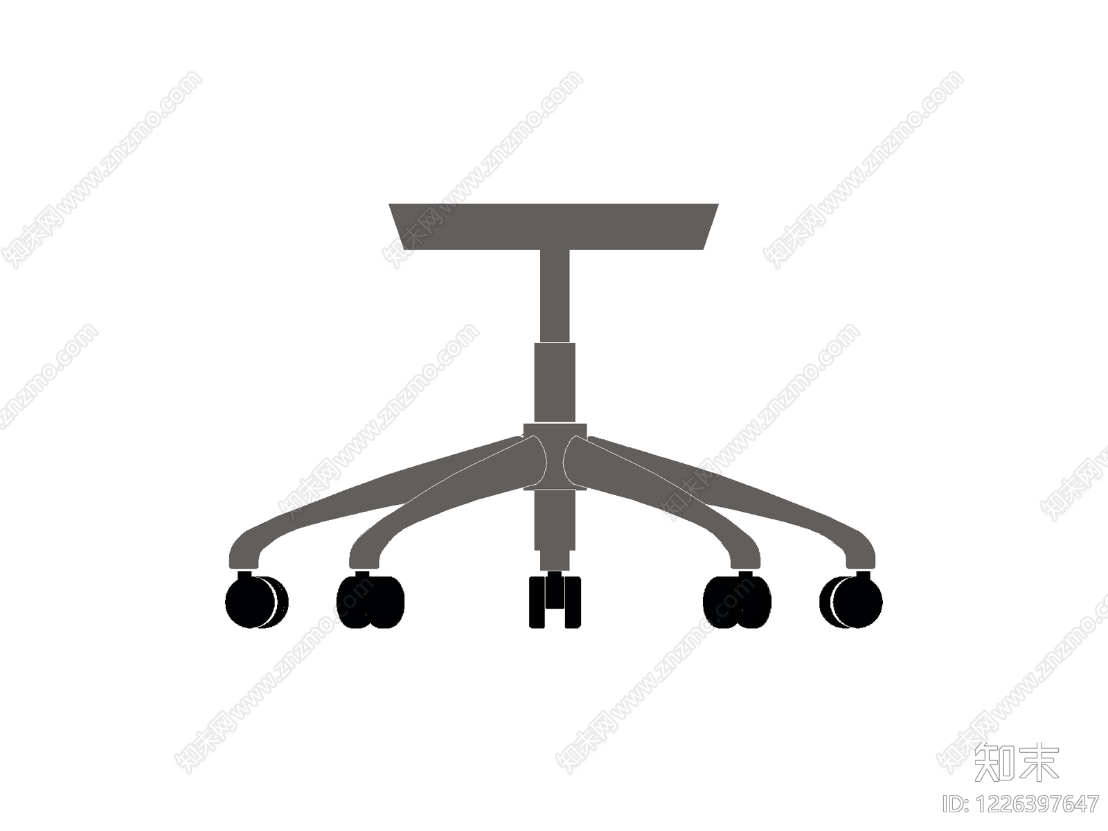椅子cad施工图下载【ID:1226397647】