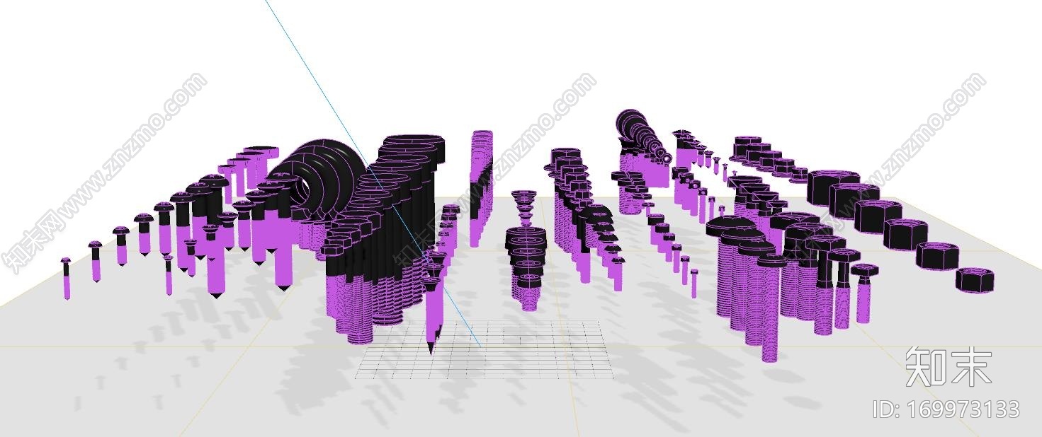 标准件螺丝CG模型下载【ID:169973133】