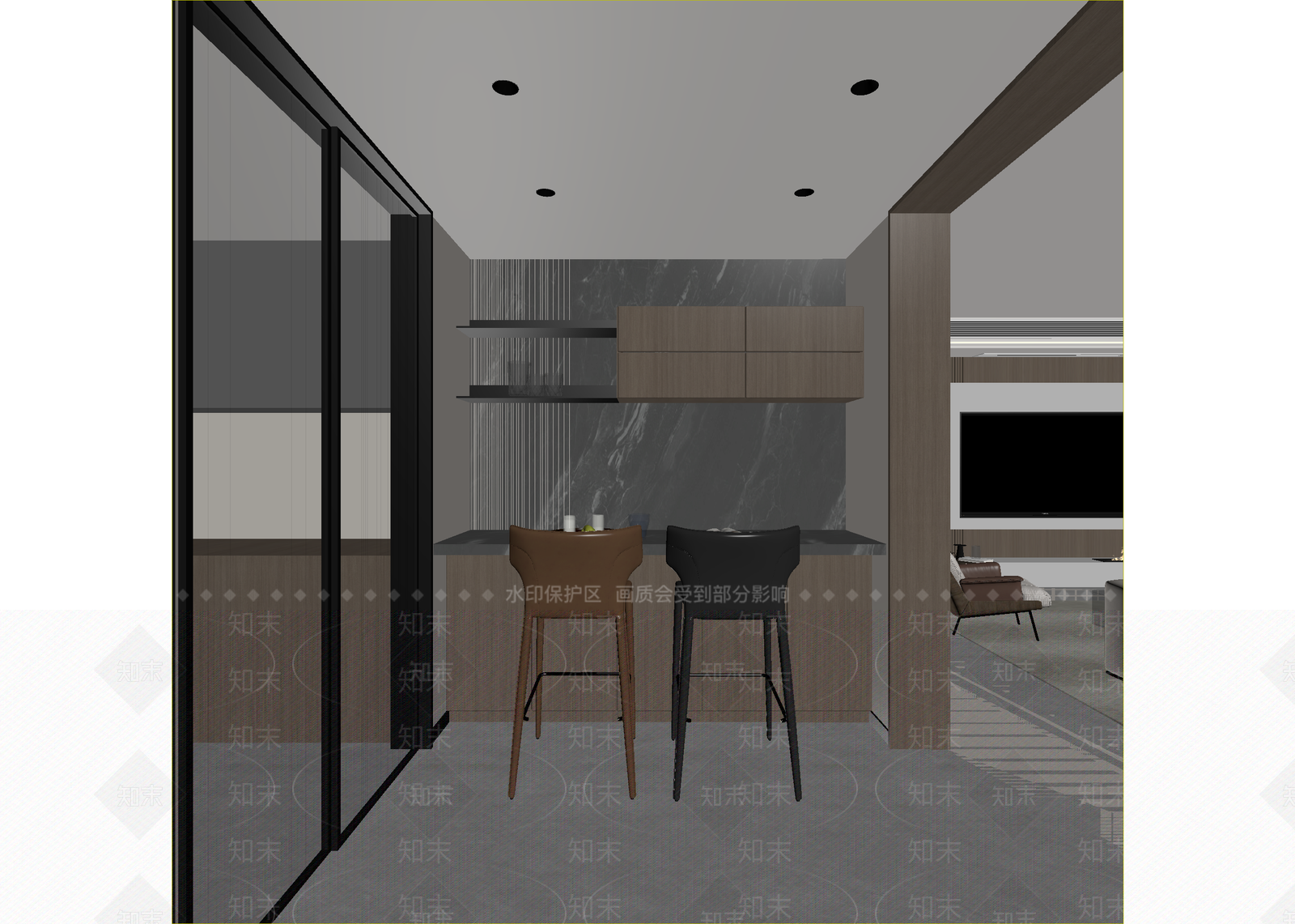 现代民宿3D模型下载【ID:1214754058】