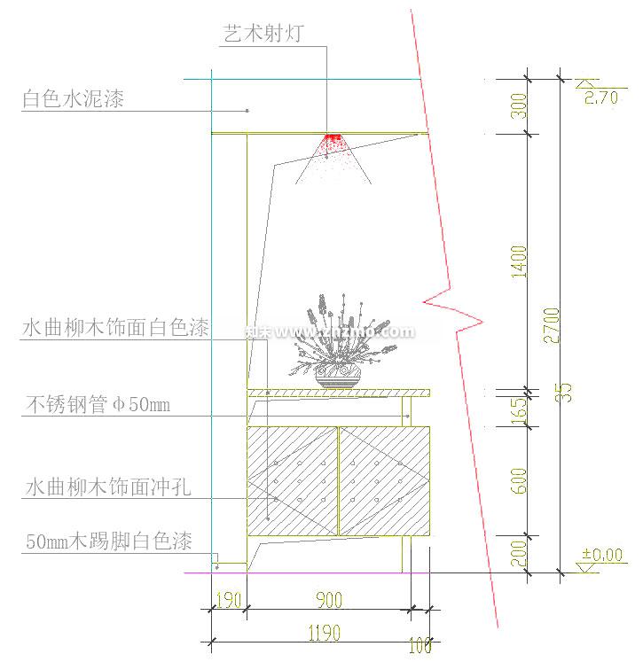 鞋柜cad施工图下载【ID:179212175】