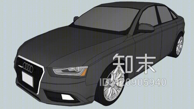 2013奥迪A4B8整容（LowSU模型下载【ID:420905940】