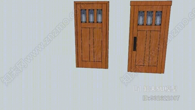 工匠门5英寸栅栏装饰选择威利·桑迪SU模型下载【ID:932622007】