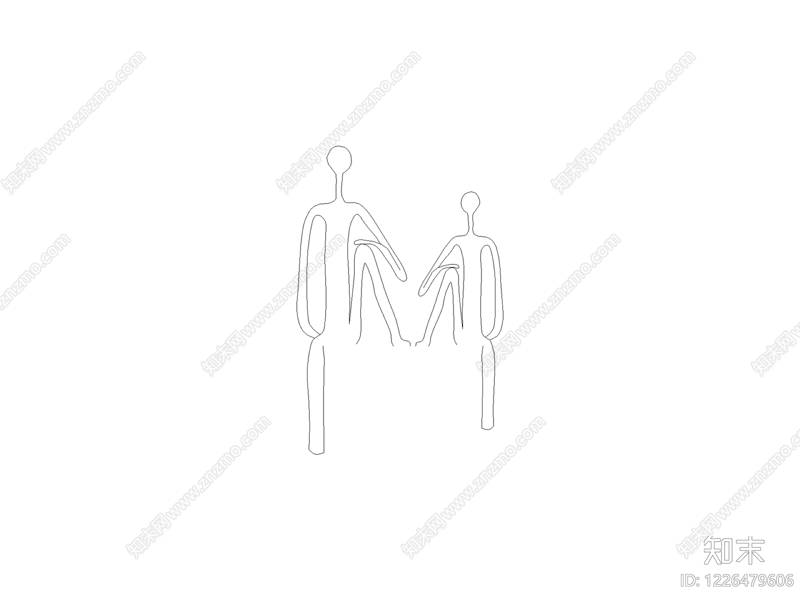 人物cad施工图下载【ID:1226479606】