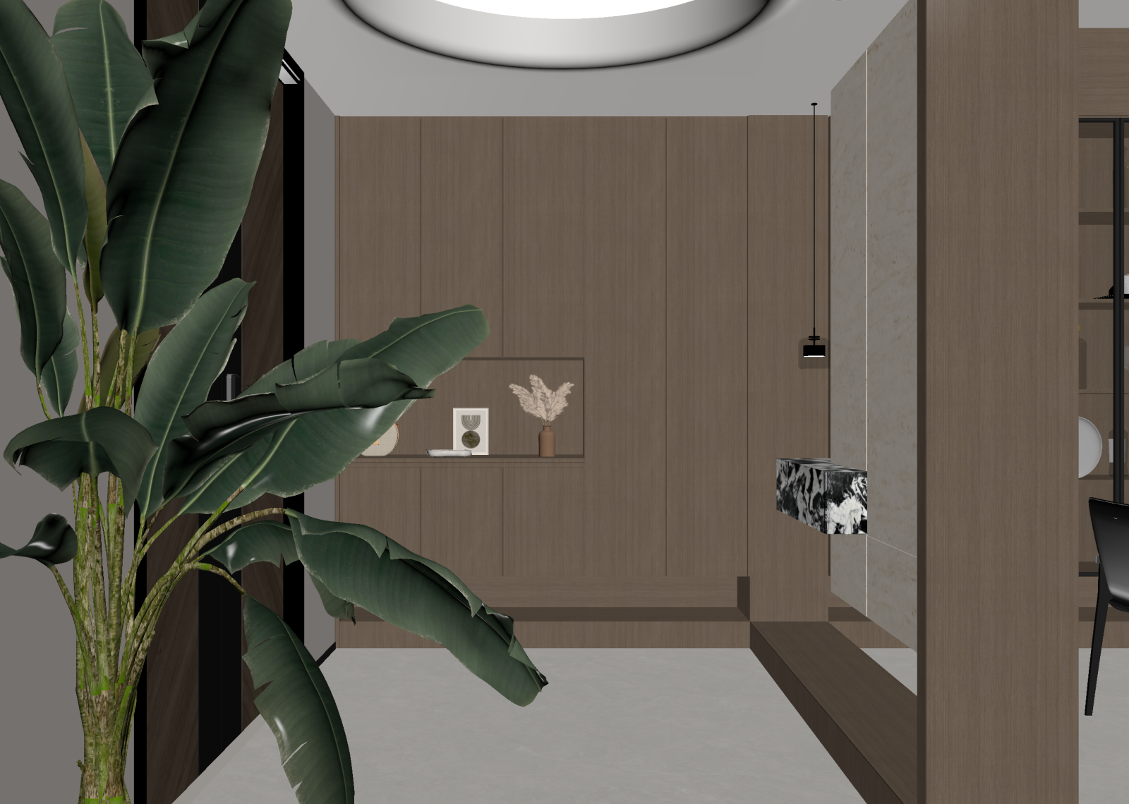 现代玄关3D模型下载【ID:1215168310】