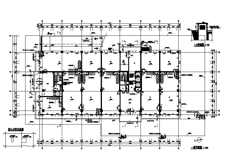 [宁夏]高层框剪结构美容医院建筑施工图cad施工图下载【ID:151583165】