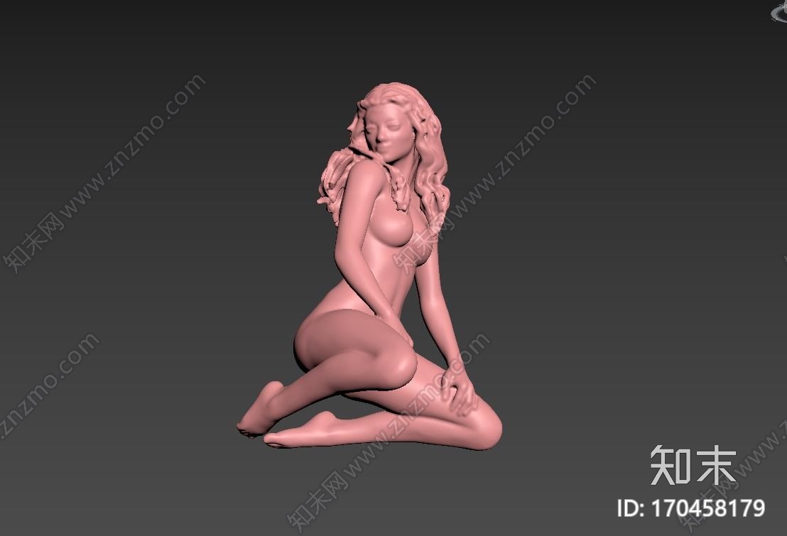 性感美女13d打印模型下载【ID:170458179】