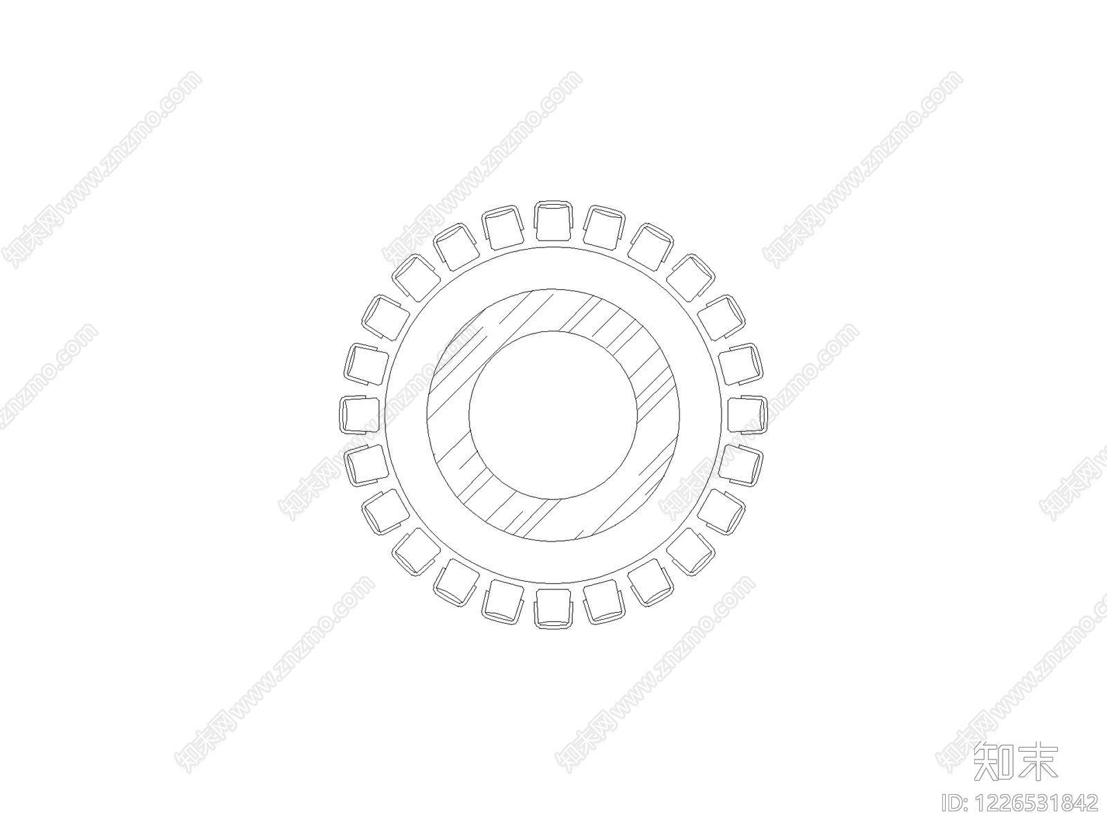 现代装饰线条CAD图纸
