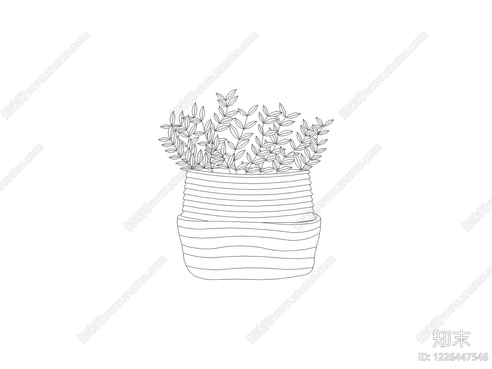 绿植cad施工图下载【ID:1226447546】