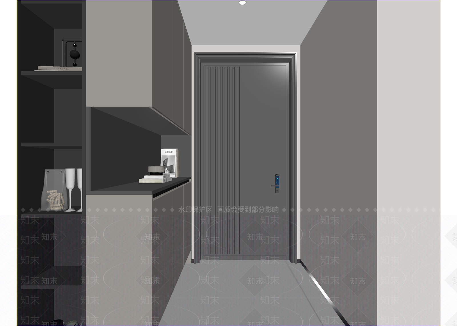 现代玄关3D模型下载【ID:1215171531】