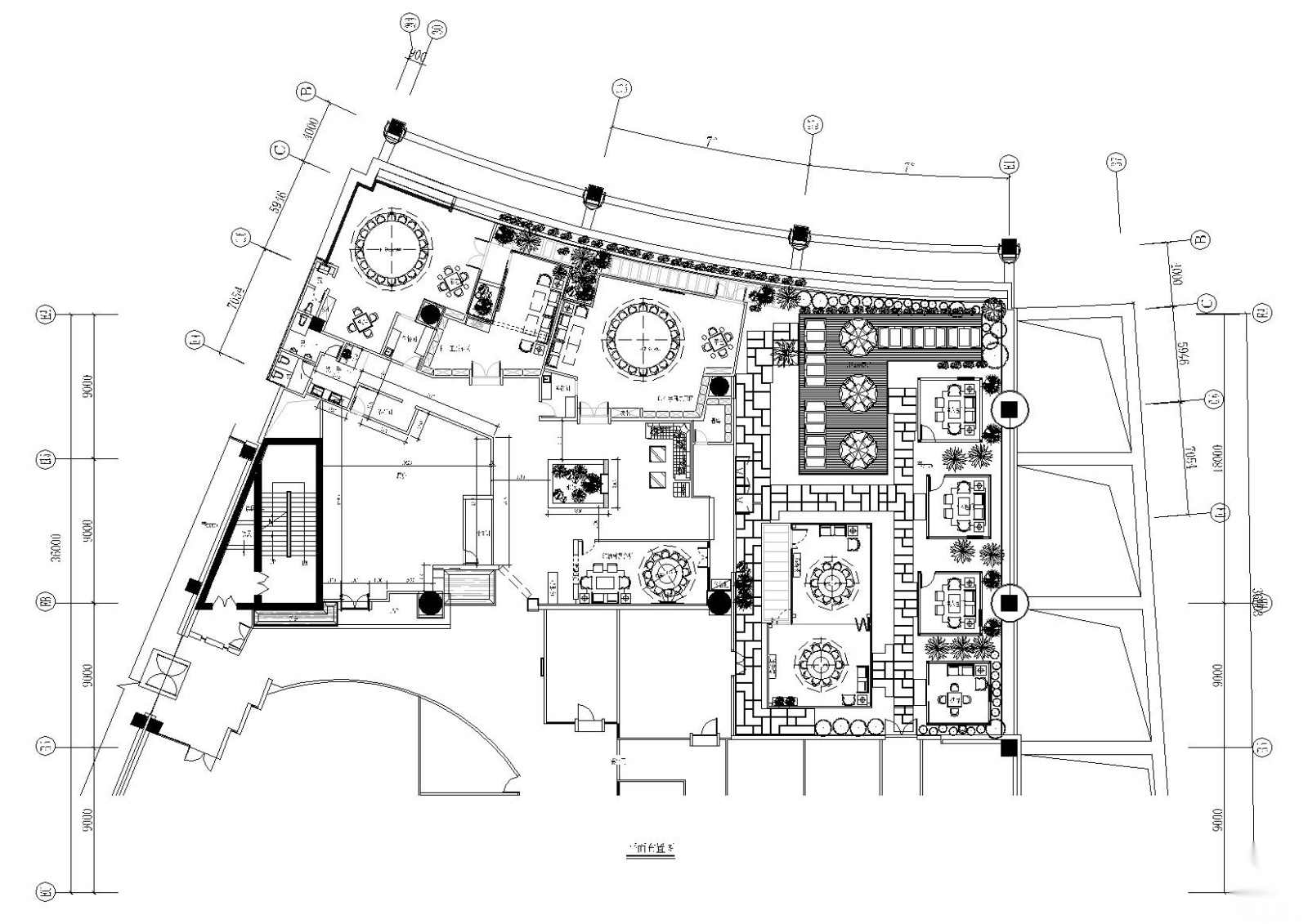 利百加-中式茶餐厅CAD施工图+效果图cad施工图下载【ID:160422109】