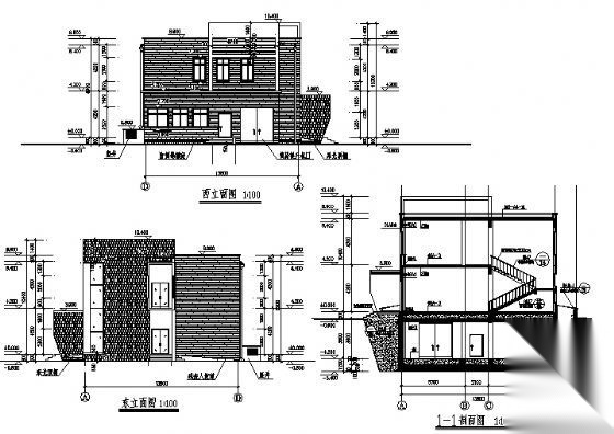 某二层学校办公楼建筑方案图施工图下载【ID:151434167】