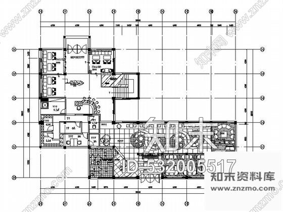 施工图江苏某时尚咖啡厅室内装修施工图含效果施工图下载【ID:532005517】