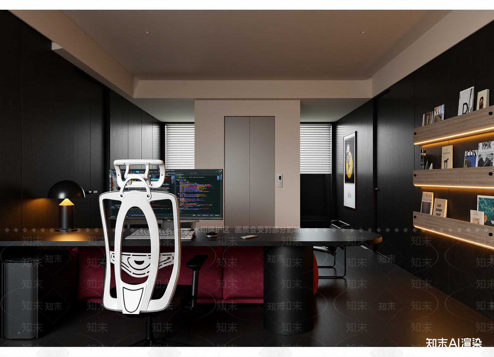 现代办公室3D模型下载【ID:1214725200】