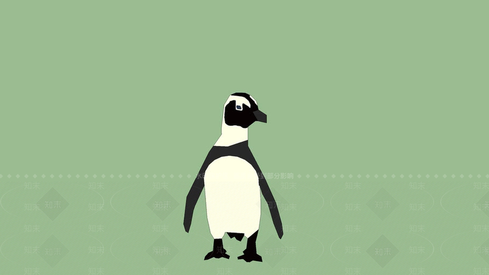 一只企鹅SU模型下载【ID:1161707688】