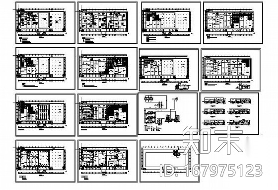 洁净电子厂房空调设计施工图施工图下载【ID:167975123】