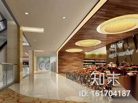 [苏州]工业园区5万平米国有控股中外合资连锁商场装修cad施工图下载【ID:161704187】