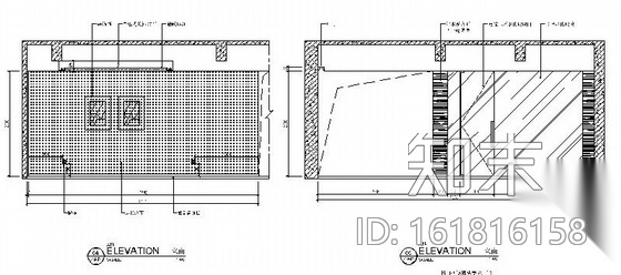 [江苏]某现代中式双层别墅室内装修施工图（含效果）cad施工图下载【ID:161816158】