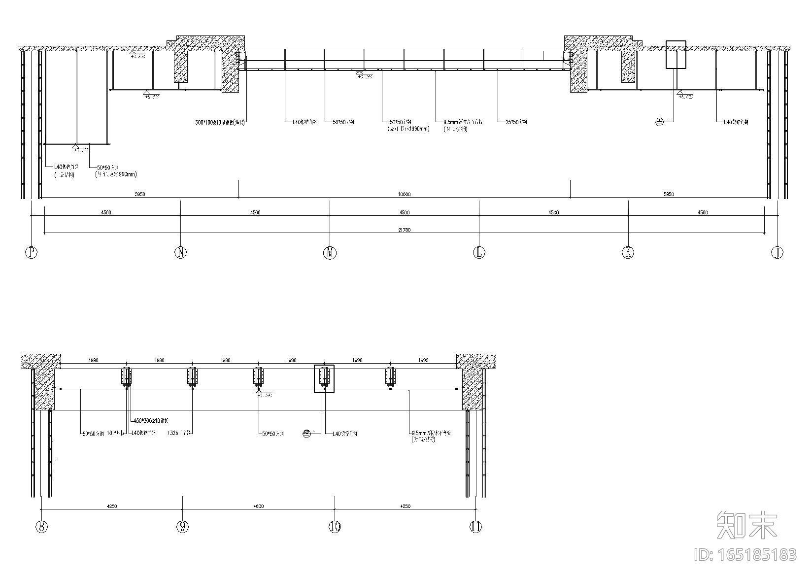 天花欧风板，夹板，石膏板等板材相接节点图施工图下载【ID:165185183】