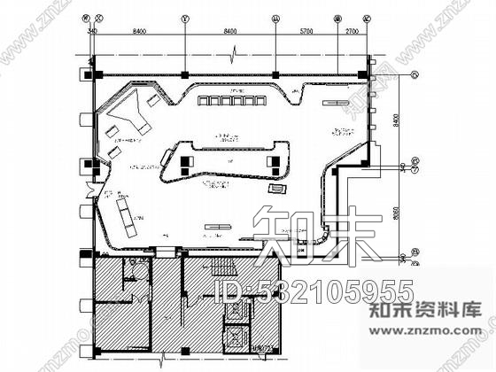 施工图江西现代互联网展示体验中心及办公区室内设计CAD施工图含全套方案施工图下载【ID:532105955】