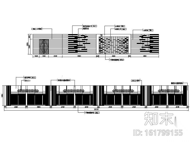 某五星酒店室内装修图cad施工图下载【ID:161799155】