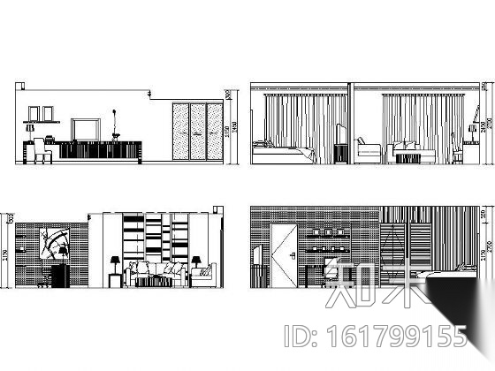 某五星酒店室内装修图cad施工图下载【ID:161799155】