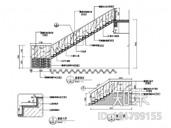 某五星酒店室内装修图cad施工图下载【ID:161799155】