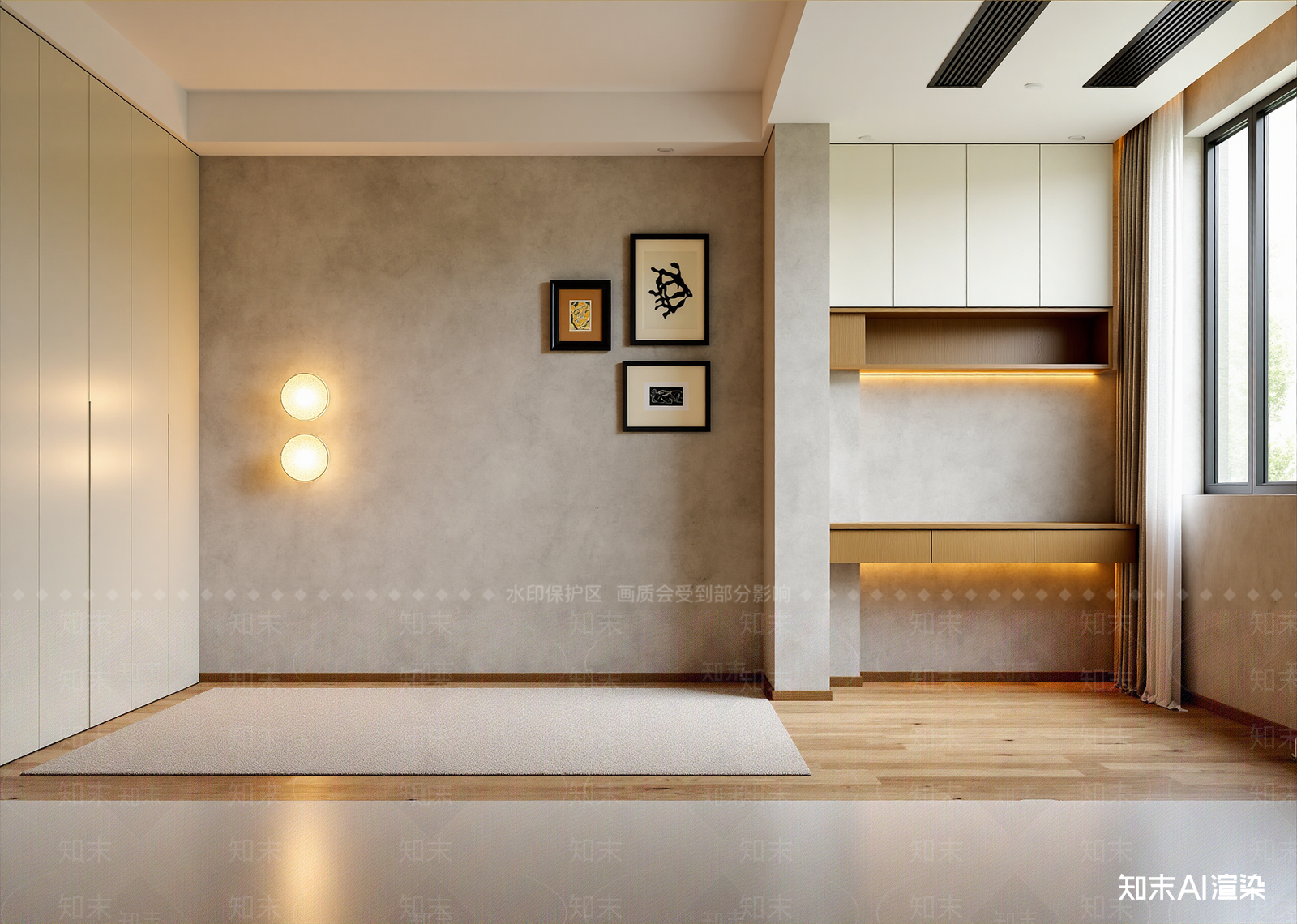 侘寂书房3D模型下载【ID:1215090107】