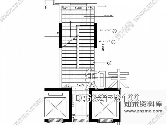 施工图广东云浮某花园小区消防楼梯间竣工图施工图下载【ID:632143199】