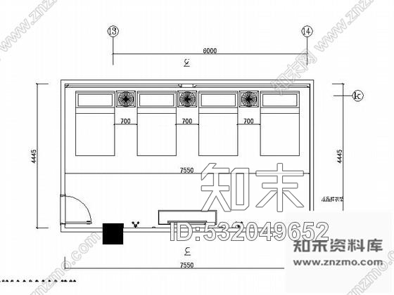 施工图知名大酒店四人浴室装修图施工图下载【ID:532049652】