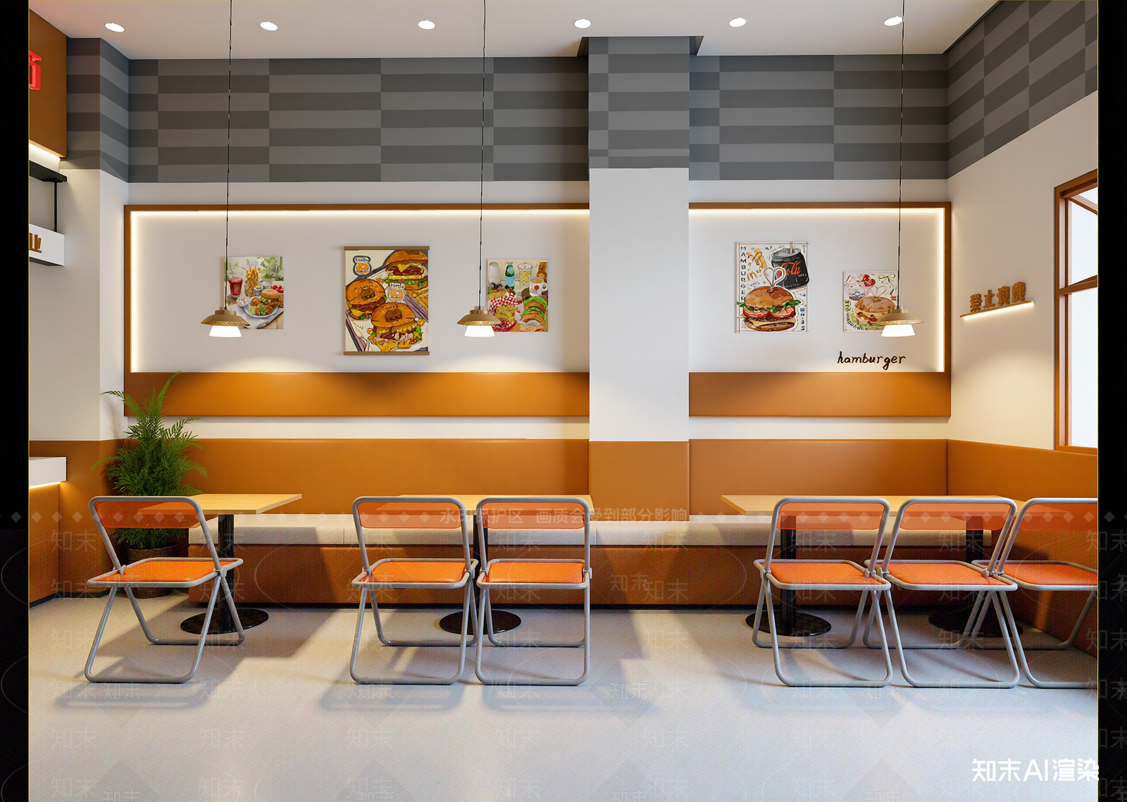 现代快餐店3D模型下载【ID:1214844384】