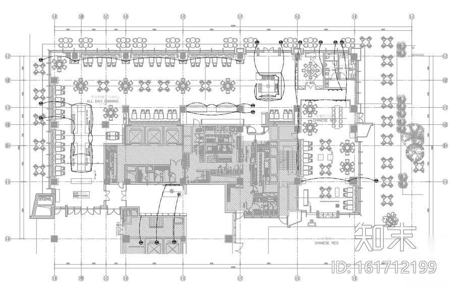 [广东]希尔顿五星商务酒店施工图+设计方案cad施工图下载【ID:161712199】