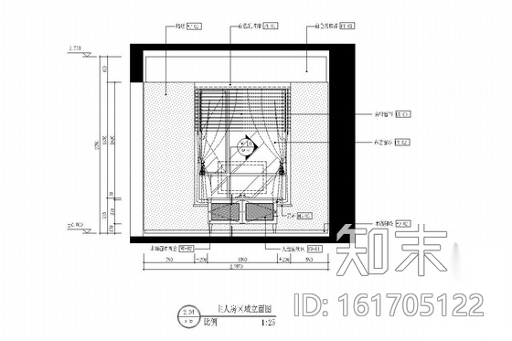 [广州]高档公寓式管理商住楼现代风格两居室装修图cad施工图下载【ID:161705122】