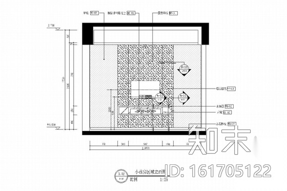 [广州]高档公寓式管理商住楼现代风格两居室装修图cad施工图下载【ID:161705122】