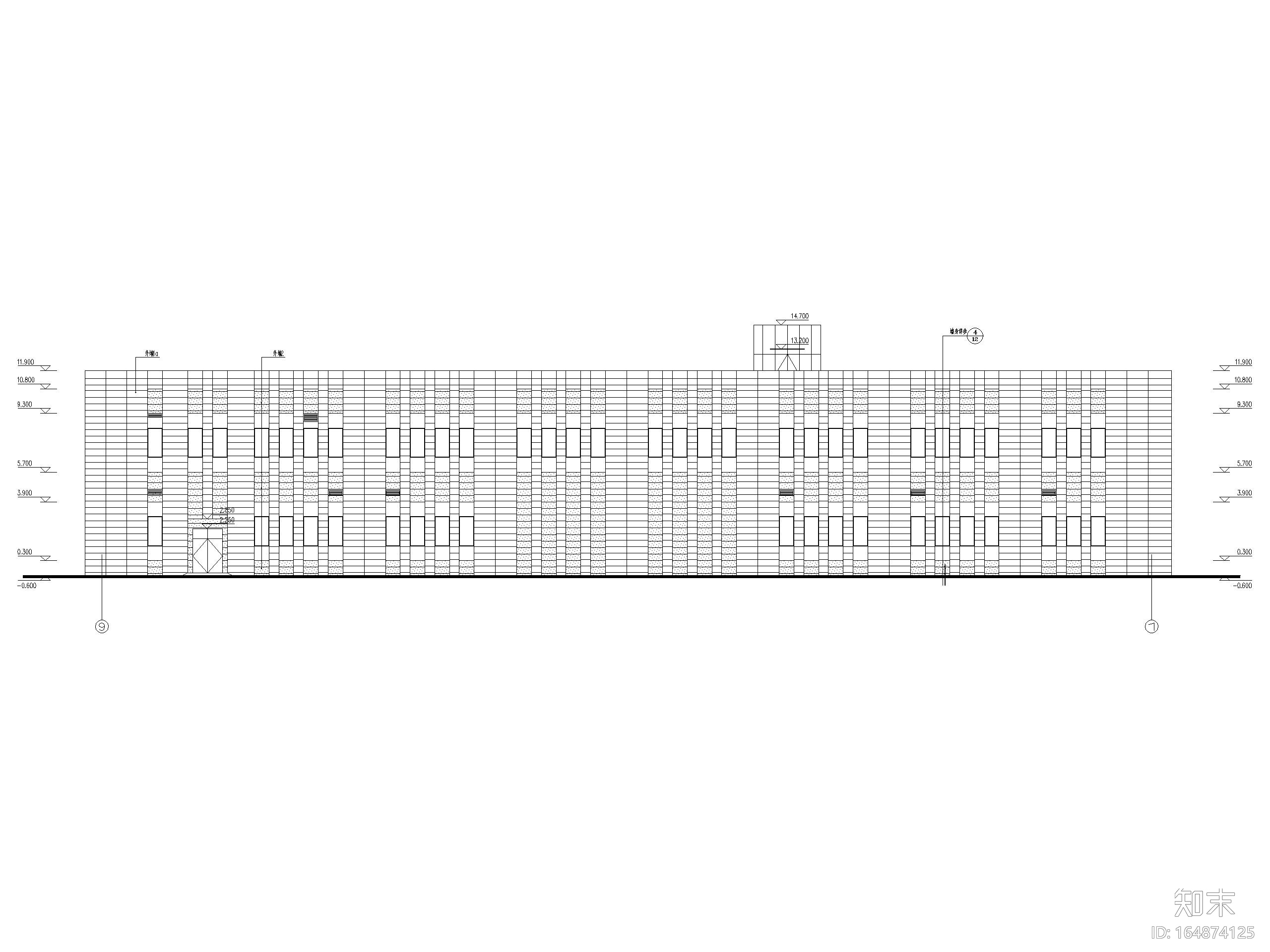 [福建]二层框架结构展示馆建筑施工图cad施工图下载【ID:164874125】