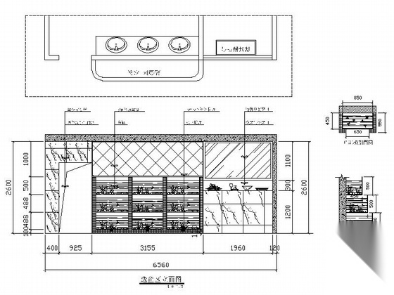 450平米复古小资鱼火锅餐厅施工图（含高清效果图）施工图下载【ID:160708150】