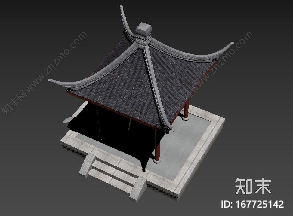 古建筑CG模型下载【ID:167725142】