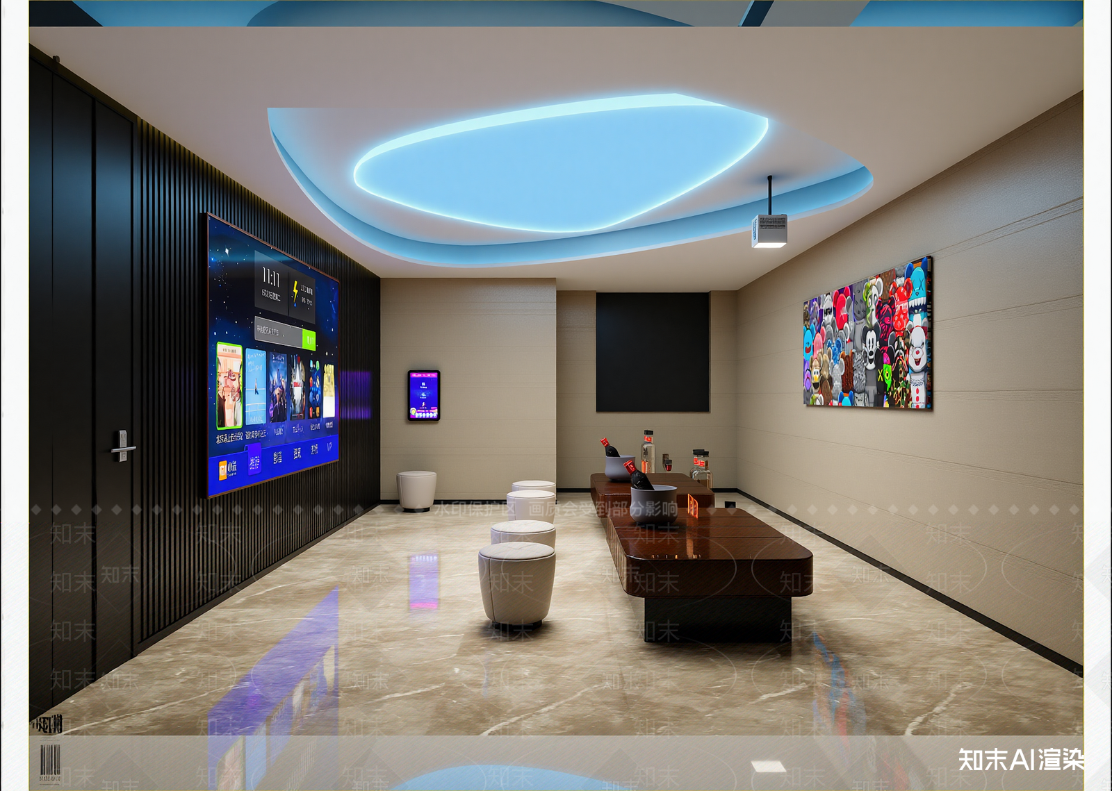 现代科技展厅3D模型下载【ID:1214813178】