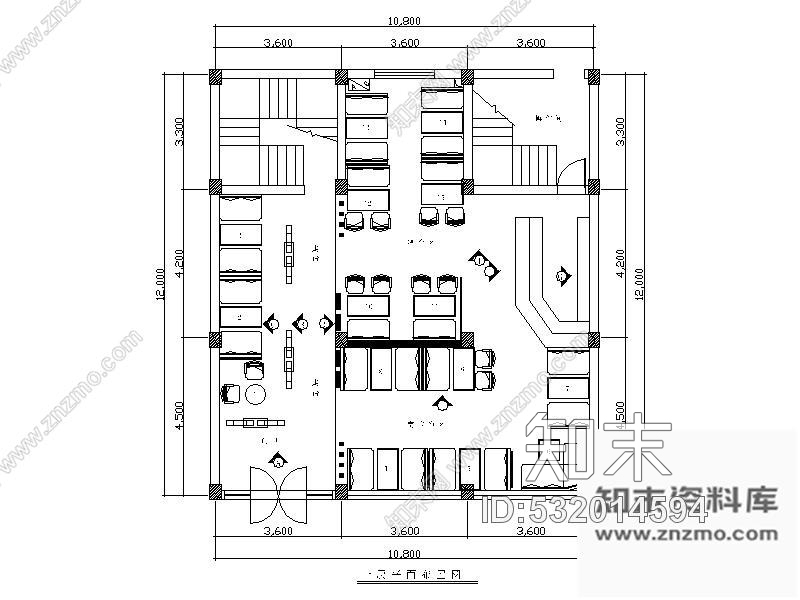 施工图经典茶室设计图cad施工图下载【ID:532014594】