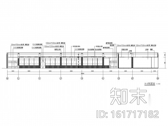 [北京]知名企业现代风格服务大厅室内CAD装修施工图（含...cad施工图下载【ID:161717182】