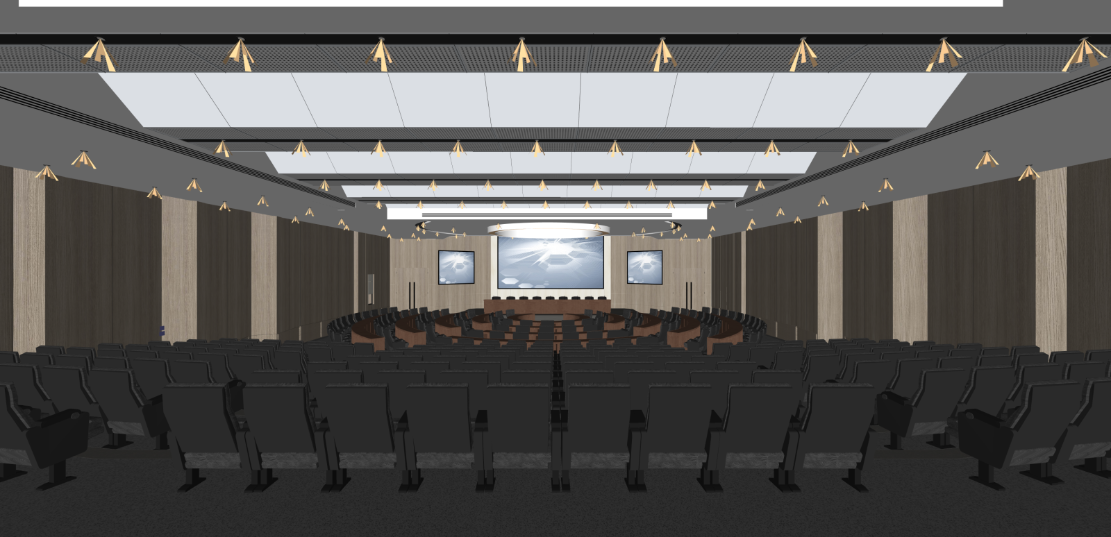 现代会议室SU模型下载【ID:1216068538】