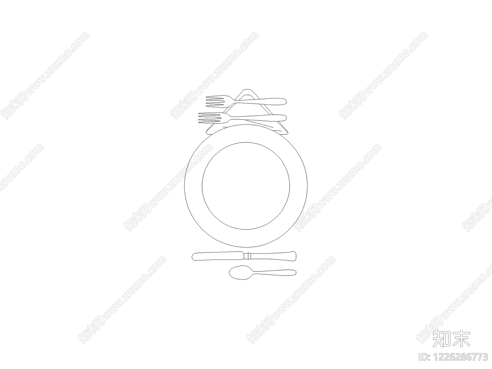 桌子CAD图纸