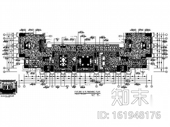 [广东]某豪华商务酒店总统套房室内装修施工图cad施工图下载【ID:161948176】