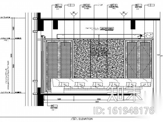 [广东]某豪华商务酒店总统套房室内装修施工图cad施工图下载【ID:161948176】