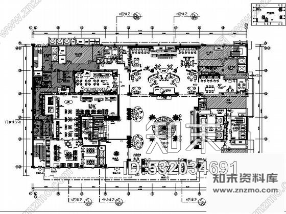 施工图湖北五星级品牌假日大酒店大堂装修施工图含效果cad施工图下载【ID:532034691】