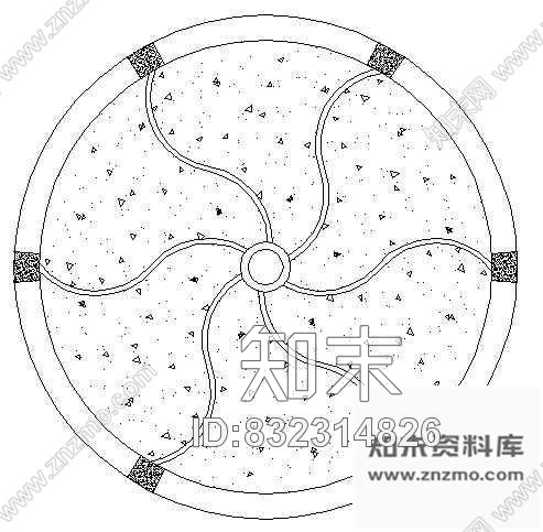 图块/节点地面拼花4施工图下载【ID:832314826】