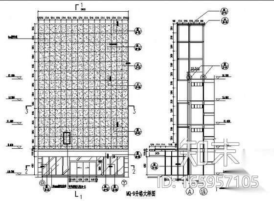 铝单板幕墙雨篷节点图施工图下载【ID:165957105】