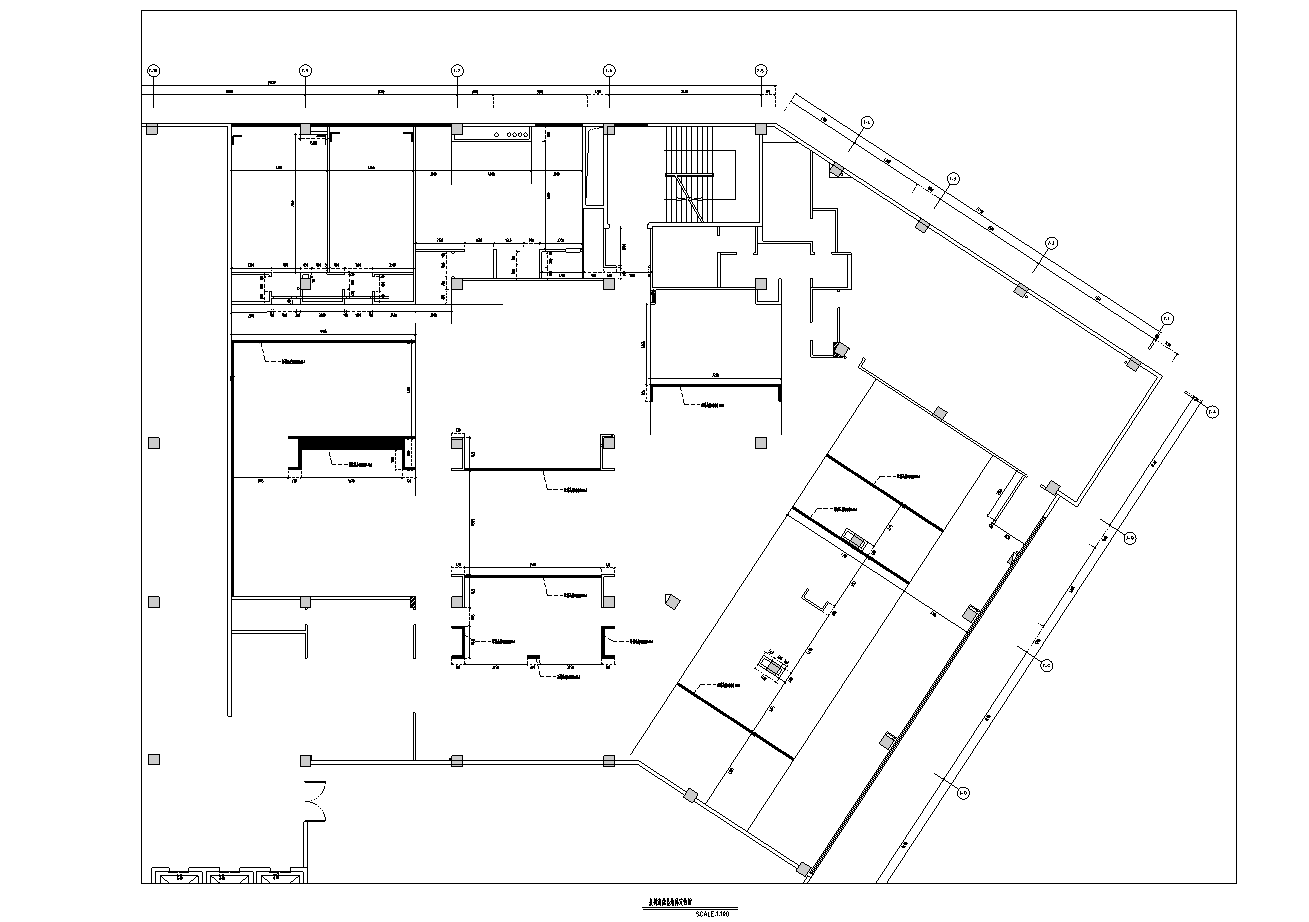 福建泉州新中式餐饮空间施工图cad施工图下载【ID:1131206411】