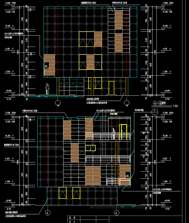 二层别墅山水怡人建筑设计（包含CAD）施工图下载【ID:149870107】